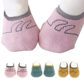 0-3y malčka otroci nogavice visoko kakovostnega bombaža, risanka otroci nogavice dekliška otrok drsi nogavice