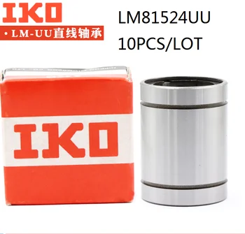 10pcs original IKO beaing LM81524UU linearne LM8UU kroglični ležaj vodnik železniškega CNC usmerjevalnik 3d tiskalnik 8x15x24mm