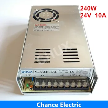 24 voltni napajalnik za LED Trak brezplačna dostava 110V 220V AC do 24V DC 10A 240W en izhod 24v Stikalni napajalnik