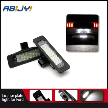2PCS Svetle Bele LED Številko registrske Tablice Luč za Ford Mustang 2010-2014 Poudarek 2008-2012 Taurus 2010-2015