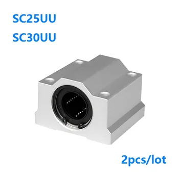 2pcs/veliko SC25UU SCS25UU 25 mm SC30UU SCS30UU 30 mm linearni primeru enoto linearno vodilo gred blok za CNC 3D deli