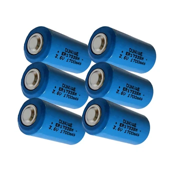 6PCS 3,6 V 1700mAh ER17335M 17335 CR123A veliko povečavo Litijeva Baterija Li-ion Baterije Za CNC PLC Tiskanje Pralni Zaslon