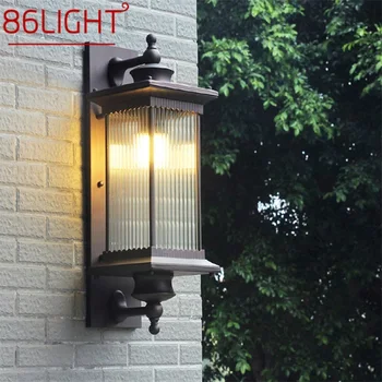 86LIGHT Prostem Retro Stenske Luči Sconces Klasična LED Žarnica Nepremočljiva Doma Dekorativne Za Verandi