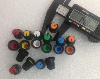 90pcs Potenciometer gumb skp / stikalo gumb za prilagoditev skp / 6 mm 1/4