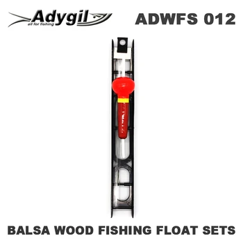 Adygil Balsa Lesa Ribolov Float Določa ADWFS 012 Plavanje 2g Dolžina Črte 60 cm Trnek Velikosti #10 5pcs/veliko