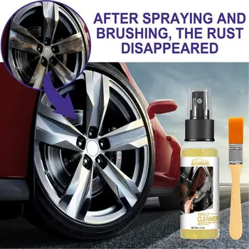 Avto Podrobno Spray 30 ml Avtomobilske Wheel Cleaner Avto, Kolo, Odstranjevalec Rje Spray Zavorni Prah Orodje za Odstranjevanje Poliranje Orodje