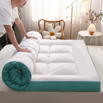 Barva sojina vlakna 3D mehko udobno zložljivo eno dvojno ležišče odraslih spalnica debele 8 cm izolirno king size vzmetnice