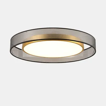Ceilling lampRoom lučka Nordijska luč luksuzni zlati krog preprost sodobna stropna svetilka modi vzdušje LED študija spalnica lučka