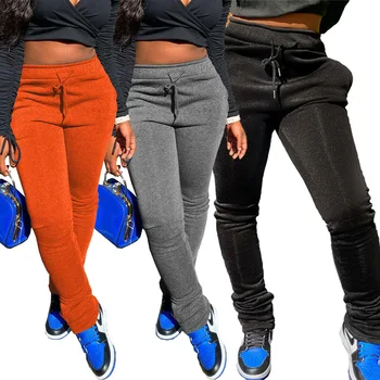 DN8552 športne hlače seksi ženska moda in ženske ulica barva tesen vgradnjo športne hlače noge hlače hlače ženske