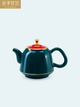 Keramični Čajnik Čar Kitajski Kung Fu Srčkan grelnik vode Kitajski Porcelan Posoda Velika Čajnik Zaparzacze Ne Herbaty Teaware BD50TT