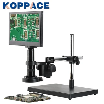 KOPPACE 20X-127X 21 MP Oko Video Mikroskopom HDMI Industrijske Mikroskop za 13,3 palčni Zaslon Univerzalni Okvir, ki Ureja
