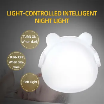 LED Nočna Lučka Za Otroke, Soba Stenska Svetilka Luč Senzor za Nadzor Doma Luči v Sili Otrok Dar Dnevna Soba Razsvetljavo