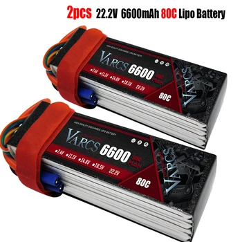 Lipo Baterije VARCS 7.4 V 7.6 V 11.1 V 15.2 V 14.8 V 22.2 V 2S 3S 4S 6S 5200Mah 6300Mah 6500mAh 6200mAh 6750mAh 8000mAh 7000mAh