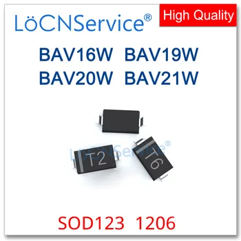 LoCNService SOD123 3000PCS BAV16W T6 BAV19W A8 BAV20W T2 BAV21W T3 Kitajski Visoke Kakovosti SMD SOD-123 1206