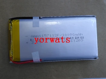 New Vroče Polnilna Li-ion Celice 3,7 V litij-polimer baterija 1157113 10000mah
