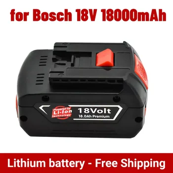 NOV Original Za Bosch 18V 18.0 Ah Polnilna Litij-ionska Baterija 18V električno orodje za Varnostno kopiranje Prenosnih Zamenjava BAT609 Kazalnik lighta