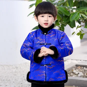 Otrok Kitajske Tradicionalne Tang Bo Ustrezala Fantje Oblačila Sklop Novo Leto Hanfu Starodavni Orientalski Stranka Festival Obleke