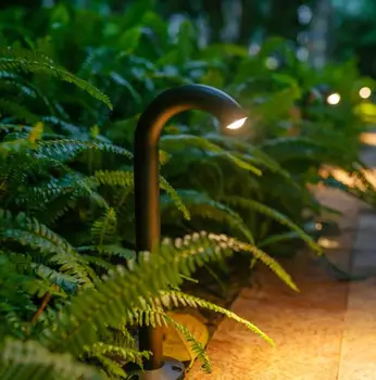 Preprosta sodoben zunanji vrt svetilke vrtne svetilke vodotesne upogibanje lučka vila lučka vrt lučka krajine svetilka Park lučka