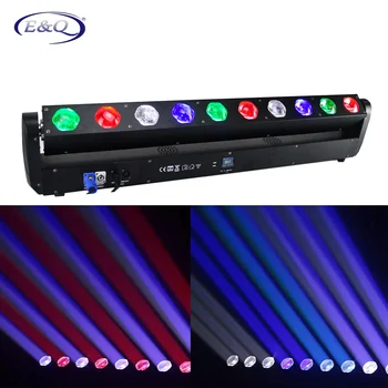 Profesionalni LED skener DMX svetlobni bar RGBW svetlobe 10X40W RGBW 4in1 gibljive glave LED bar luč za stopnji svetlobe stranka plesišču