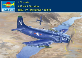 Prvi trobentač deloval 1/32 02252 A-1D AD-4 Skyraider