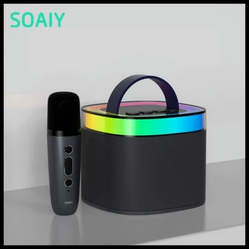 SOAIY Brezžični K Pesmi za Otroke Družino KTV Komplet Z Mini MIC Zunanji Prenosni Bluetooth Zvočniki Visoko Kakovost Stereo Zvočnik