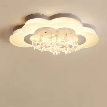 Sodobna preprost stropna svetilka, spalnico, lučka ustvarjalne osebnosti oblak razsvetljavo fant dekle otroci soba stropna svetilka