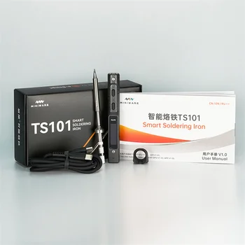 Spajkanje Nasvet TS101 65W Digitalni Električna Spajkalna Železa LCD Programable Zaslon Nastavljiva Temperatura High-power Varjenje Železa