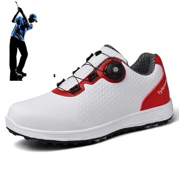 Strokovno Moški Čevlji za Golf na Prostem Travo Priložnostne Hoja Ne Zdrsne Golf Čevlji za Usposabljanje Moške Nohtov, Prosta, Golf Čevlji Velikost 37-46