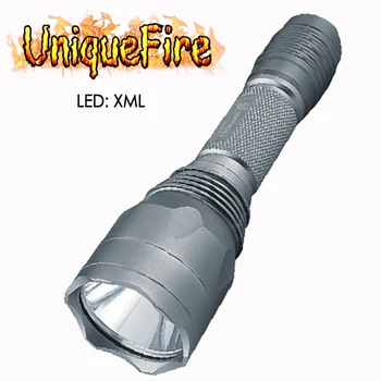 UniqueFire Srebrno Led Svetilka C10 Uvozijo XML/XM-L2 eksplozijam Moč Polnjenja Lučka Dolge razdalje Luč