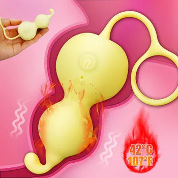 Vaginalne Kroglice Sex Igrače za Žensko 10 hitrosti Ogrevanje Vibrator Kroglice G Spot Klitoris Močan Stimulator Vibrating Jajce Keglove Žogo