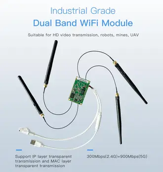 VONETS industrijske razred 5g dual-band wifi modul 1200M brezžični most repetitor brezžičnega wifi če želite kabel