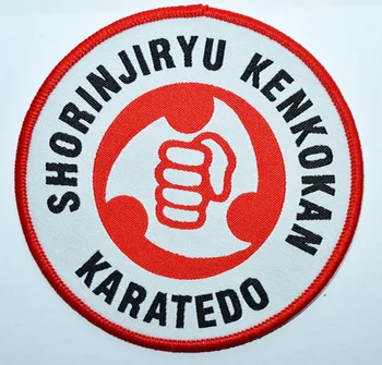 Vroče! KungFu KARATEDO Telovadnici Karate Ne borilnih veščin kolo biker Vezenega Obliži Železa Na Obliž (≈ 9.5 cm)