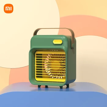Xiaomi Nov hladilni ventilator Mini Mini klima, hladilni ventilator spray soba, mini urad hladilne naprave noč svetlobe humidifi