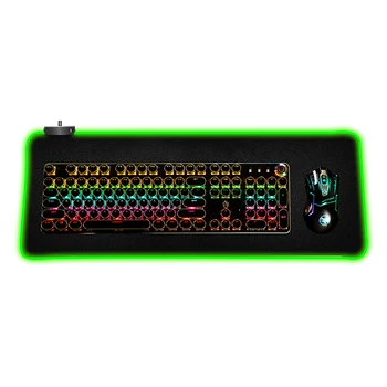 XXL RGB Mouse Pad Računalnik Gamer Mousepad Velikosti Igralne Gume, ki Ne drsijo 7 Barv LED Miško Mat Prenosni RAČUNALNIK Tipkovnico Desk Preprogo