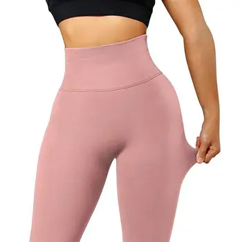 Yoga, Fitnes dokolenke lady brezhibno Visoko Pasu Seksi Hip-Dviganje Športne hlače Double-sided (obojestransko glajenje gola ženska Tesen dokolenke